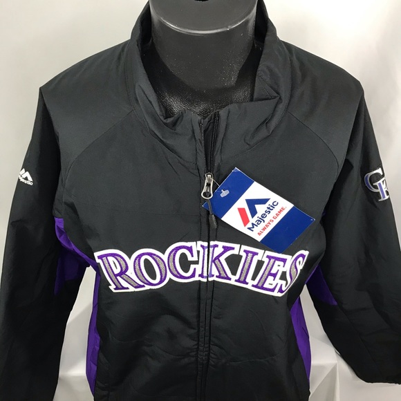 ***SOLD Colorado Rockies Majestic Jacket - Picture 3 of 6